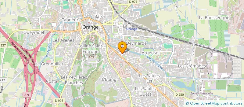 localisation de l'entreprise MONSIEUR JEAN PHILIPPE PALLAS à ORANGE