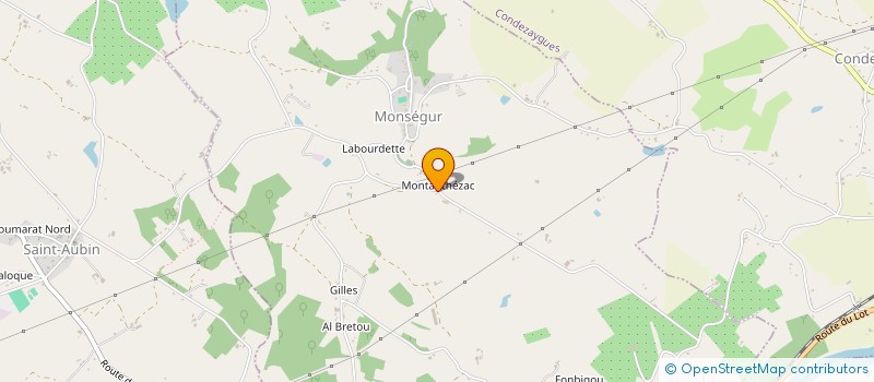 localisation de l'entreprise MONSIEUR JEAN-PHILIPPE PARES  MONSEGUR