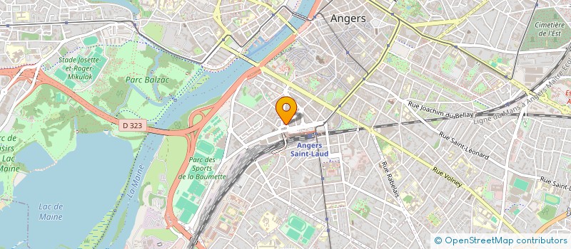 localisation de l'entreprise MONSIEUR JEAN-PHILIPPE PARILLAUD à ANGERS