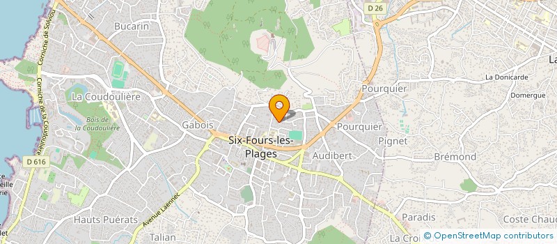 localisation de l'entreprise MONSIEUR JEAN-PHILIPPE PASTOR à SIX-FOURS-LES-PLAGES