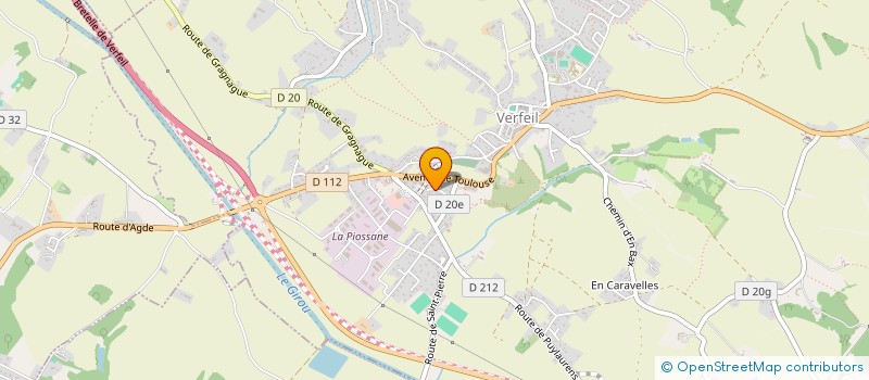 localisation de l'entreprise MONSIEUR JEAN-PHILIPPE PECH  VERFEIL