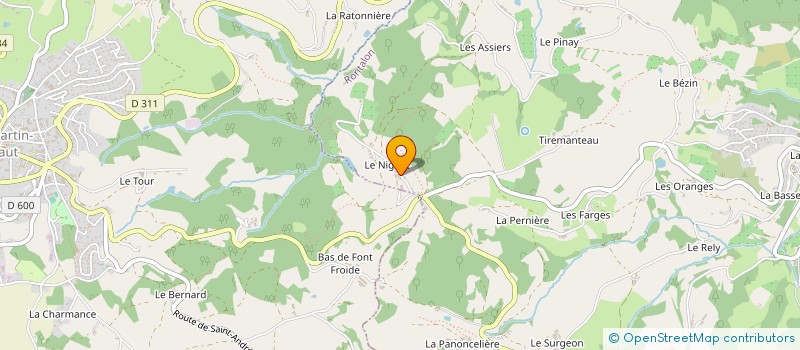 localisation de l'entreprise MONSIEUR JEAN-PHILIPPE PELISSON à RONTALON