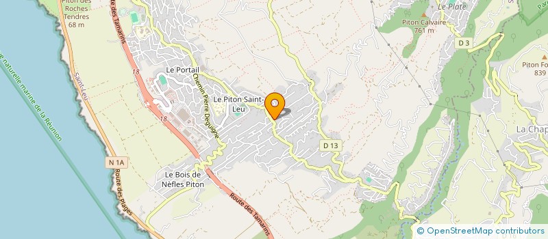 localisation de l'entreprise MONSIEUR JEAN PHILIPPE PERDRIAU  SAINT-LEU