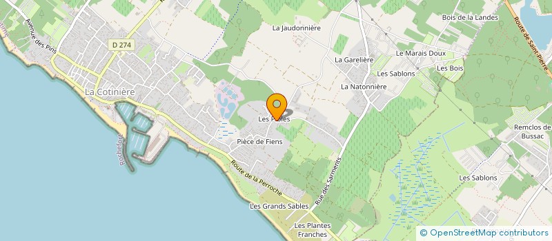 localisation de l'entreprise MONSIEUR JEAN-PHILIPPE PERINEAU  SAINT-PIERRE-D'OLERON