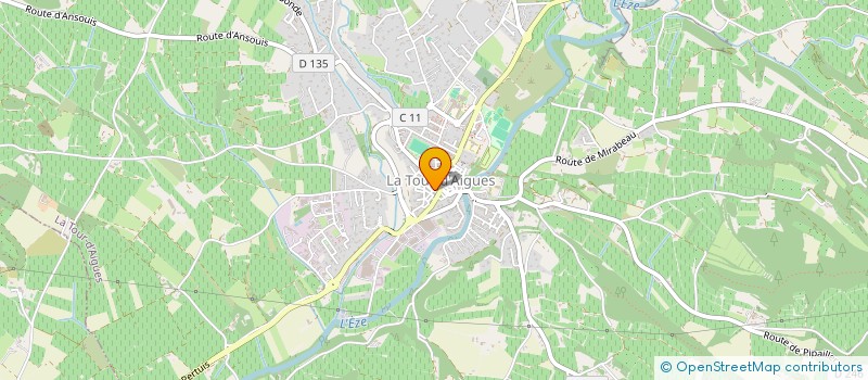 localisation de l'entreprise MONSIEUR JEAN-PHILIPPE PERMAL  LA TOUR-D'AIGUES