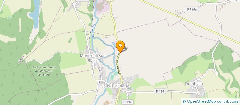 localisation de l'entreprise MONSIEUR JEAN-PHILIPPE PERRIER à VAUX-SUR-BLAISE