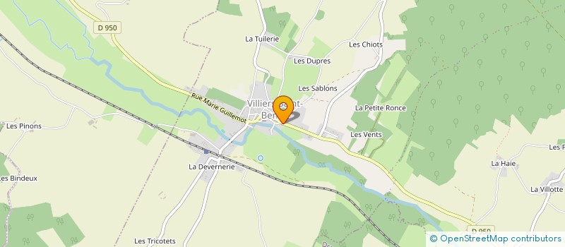 localisation de l'entreprise MONSIEUR JEAN-PHILIPPE PERRIER GROS CLAUDE à VILLIERS-SAINT-BENOIT