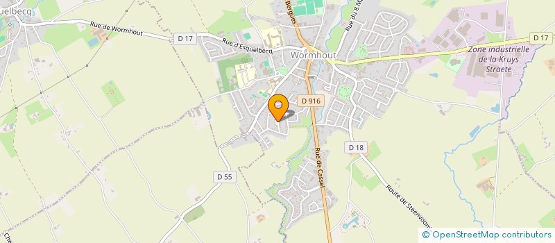 localisation de l'entreprise MONSIEUR JEAN PHILIPPE PETIT  WORMHOUT