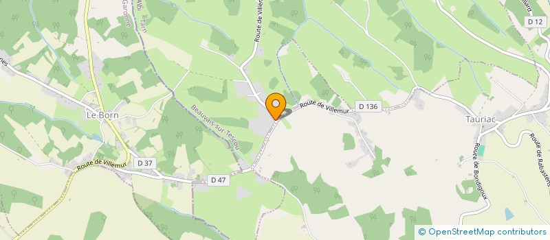 localisation de l'entreprise MONSIEUR JEAN-PHILIPPE PEYRAN  BEAUVAIS-SUR-TESCOU