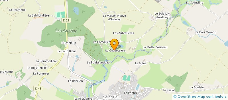 localisation de l'entreprise MONSIEUR JEAN-PHILIPPE PEYRON à LES HERBIERS