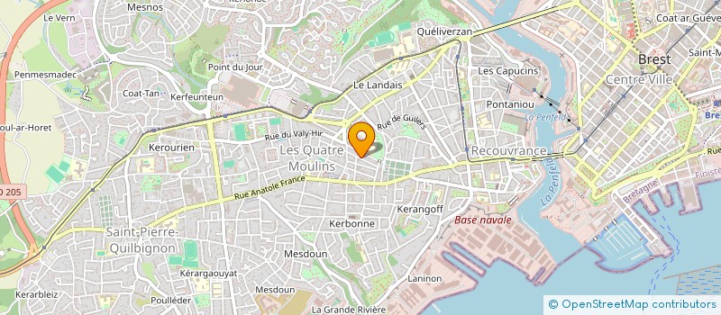 localisation de l'entreprise MONSIEUR JEAN-PHILIPPE PICQUART  BREST