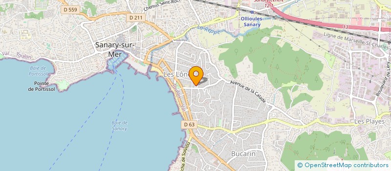 localisation de l'entreprise MONSIEUR JEAN PHILIPPE PIGONI à SIX-FOURS-LES-PLAGES