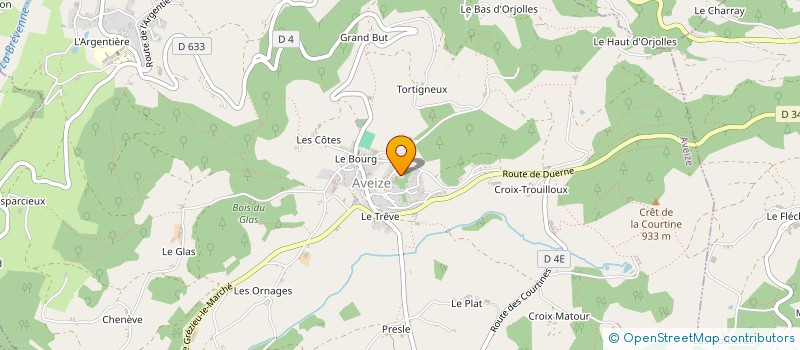 localisation de l'entreprise MONSIEUR JEAN PHILIPPE PIOT  AVEIZE