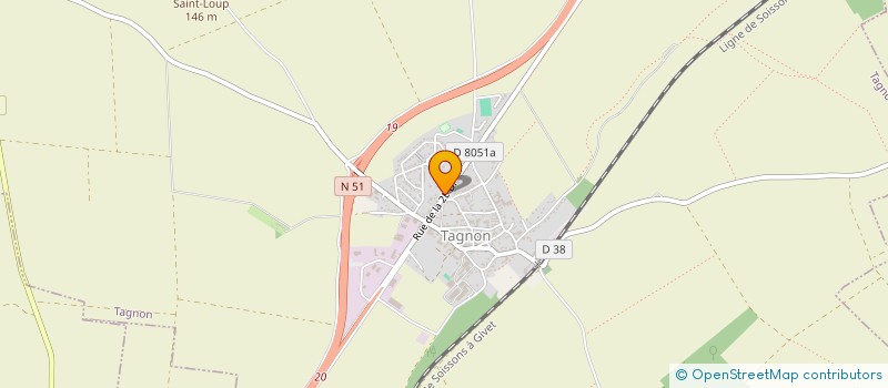 localisation de l'entreprise MONSIEUR JEAN-PHILIPPE POTIE  TAGNON