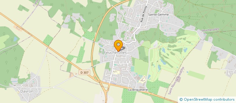 localisation de l'entreprise MONSIEUR JEAN-PHILIPPE PRINCE  FEUCHEROLLES