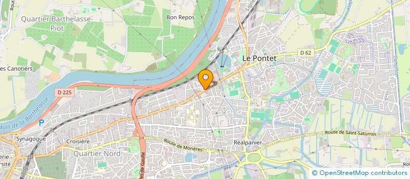 localisation de l'entreprise MONSIEUR JEAN-PHILIPPE PROUX  LE PONTET