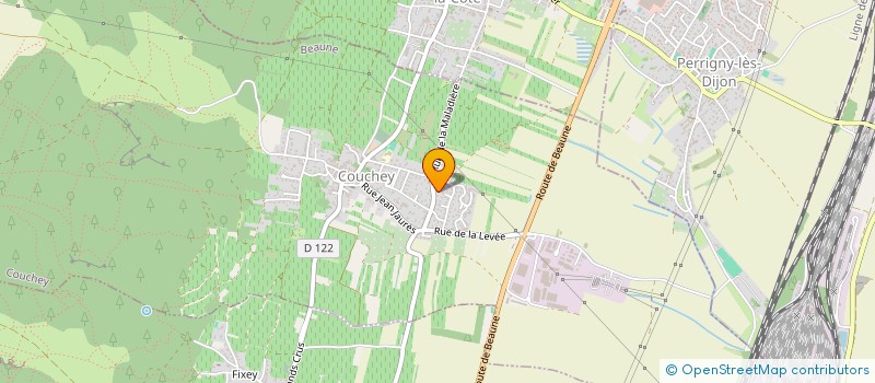 localisation de l'entreprise MONSIEUR JEAN-PHILIPPE PRUNIER  COUCHEY