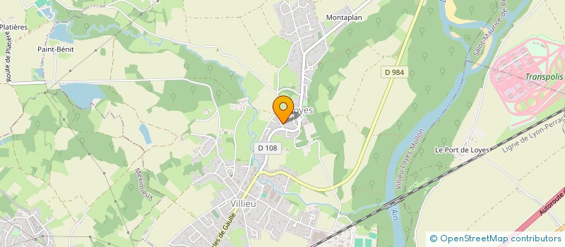 localisation de l'entreprise MONSIEUR JEAN-PHILIPPE RABATHEL  VILLIEU-LOYES-MOLLON