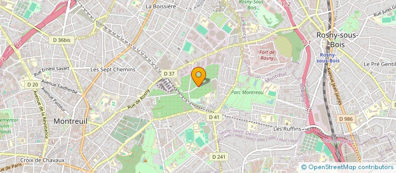 localisation de l'entreprise MONSIEUR JEAN PHILIPPE RABOURDIN à MONTREUIL