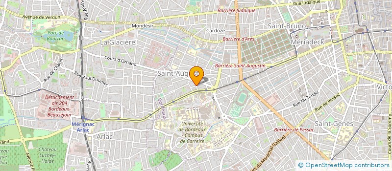 localisation de l'entreprise MONSIEUR JEAN PHILIPPE RAFFY  BORDEAUX