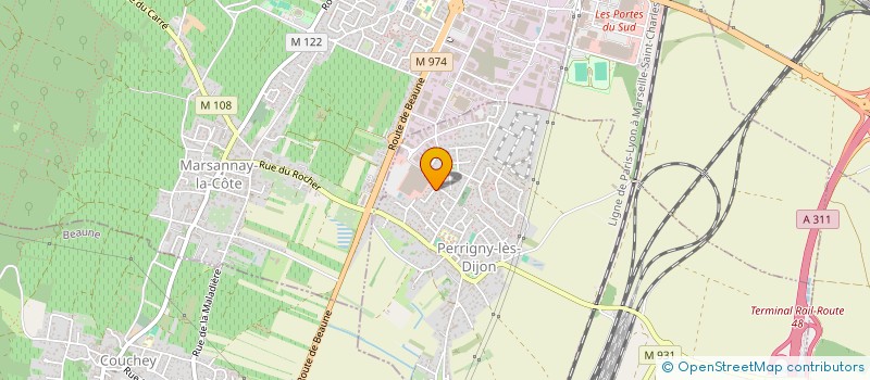 localisation de l'entreprise MONSIEUR JEAN-PHILIPPE RAT  PERRIGNY-LES-DIJON