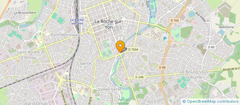 localisation de l'entreprise MONSIEUR JEAN-PHILIPPE RAVON à LA ROCHE-SUR-YON