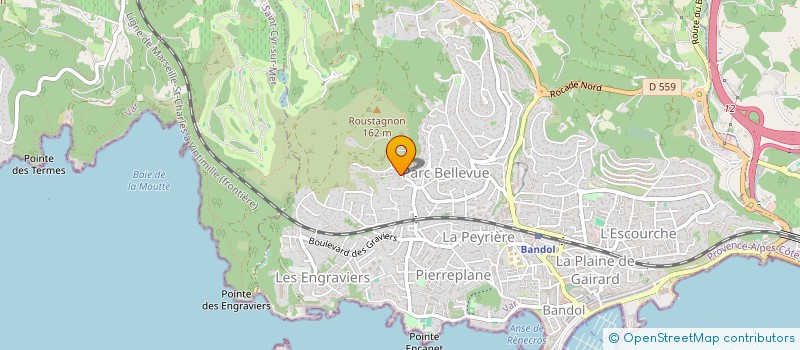 localisation de l'entreprise MONSIEUR JEAN-PHILIPPE REBOUL  BANDOL