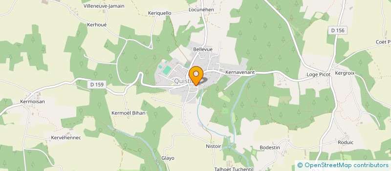 localisation de l'entreprise MONSIEUR JEAN-PHILIPPE REBOURS à QUISTINIC