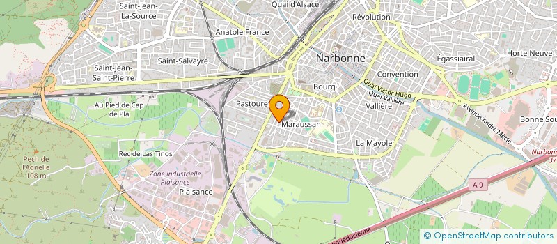 localisation de l'entreprise MONSIEUR JEAN-PHILIPPE REITZ à NARBONNE
