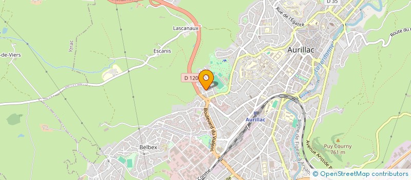 localisation de l'entreprise MONSIEUR JEAN PHILIPPE REYGADE à AURILLAC