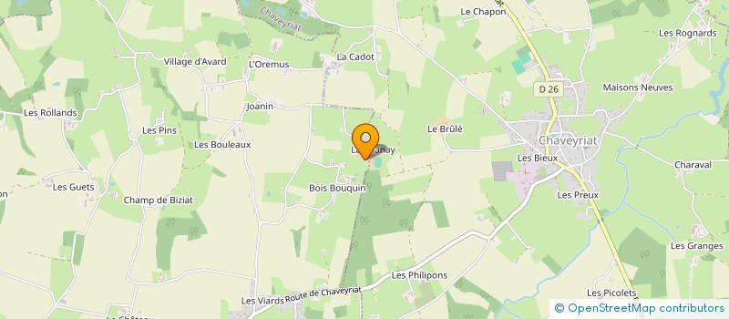 localisation de l'entreprise MONSIEUR JEAN-PHILIPPE RICHE  CHANOZ-CHATENAY