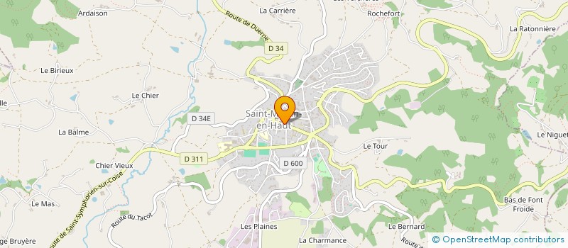 localisation de l'entreprise MONSIEUR JEAN-PHILIPPE RICHEZ à SAINT-MARTIN-EN-HAUT