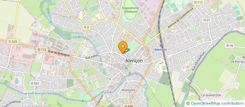 localisation de l'entreprise MONSIEUR JEAN-PHILIPPE RICORDEAU à ALENCON