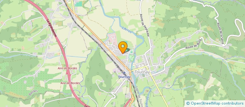 localisation de l'entreprise MONSIEUR JEAN PHILIPPE RISPAL  TOURNAY