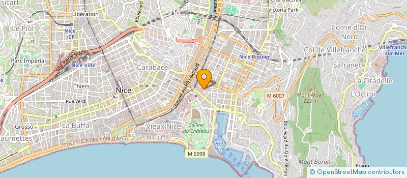 localisation de l'entreprise MONSIEUR JEAN-PHILIPPE ROLLERI  NICE