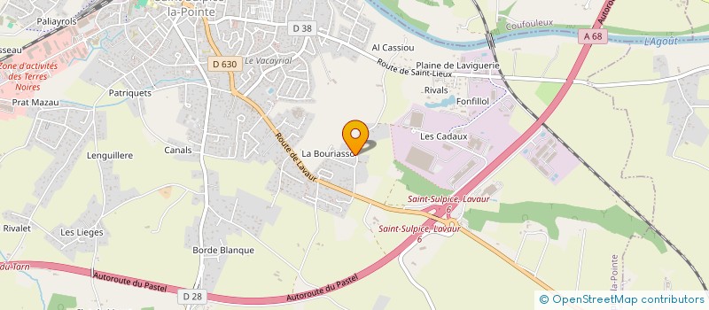 localisation de l'entreprise MONSIEUR JEAN-PHILIPPE ROQUES  SAINT-SULPICE-LA-POINTE