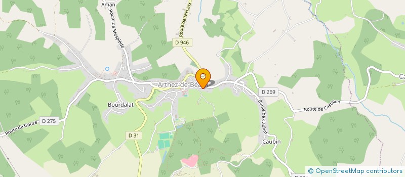 localisation de l'entreprise MONSIEUR JEAN-PHILIPPE ROSSI  ARTHEZ-DE-BEARN