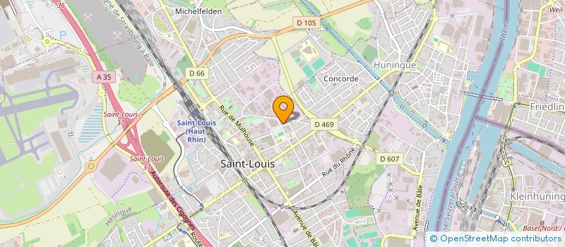 localisation de l'entreprise MONSIEUR JEAN-PHILIPPE RUBRECHT à SAINT-LOUIS