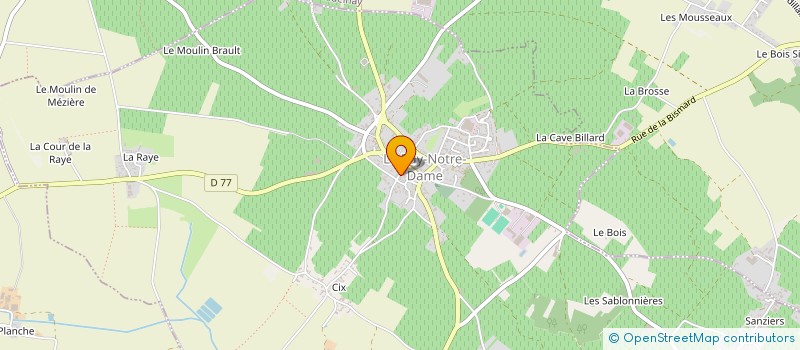 localisation de l'entreprise MONSIEUR JEAN-PHILIPPE RUEL  LE PUY-NOTRE-DAME