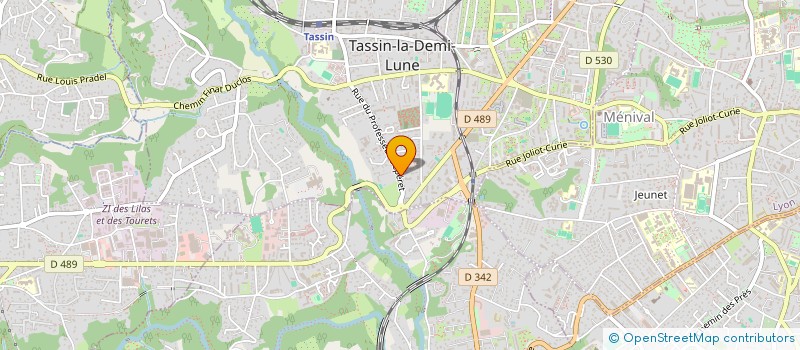 localisation de l'entreprise MONSIEUR JEAN-PHILIPPE SAINTE-LUCE  TASSIN-LA-DEMI-LUNE