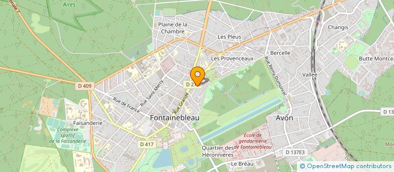 localisation de l'entreprise MONSIEUR JEAN-PHILIPPE SAINTHERAND  FONTAINEBLEAU