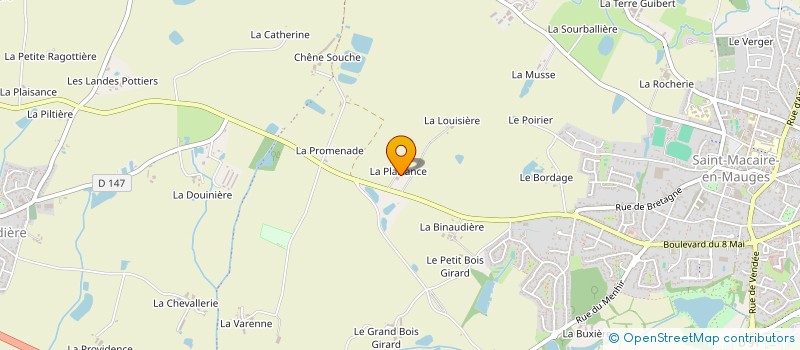 localisation de l'entreprise MONSIEUR JEAN PHILIPPE SAMSON à SEVREMOINE