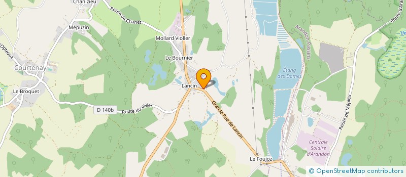 localisation de l'entreprise MONSIEUR JEAN PHILIPPE SCHEID  COURTENAY