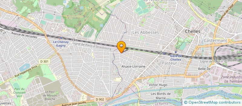 localisation de l'entreprise MONSIEUR JEAN PHILIPPE SCHWARZ  CHELLES