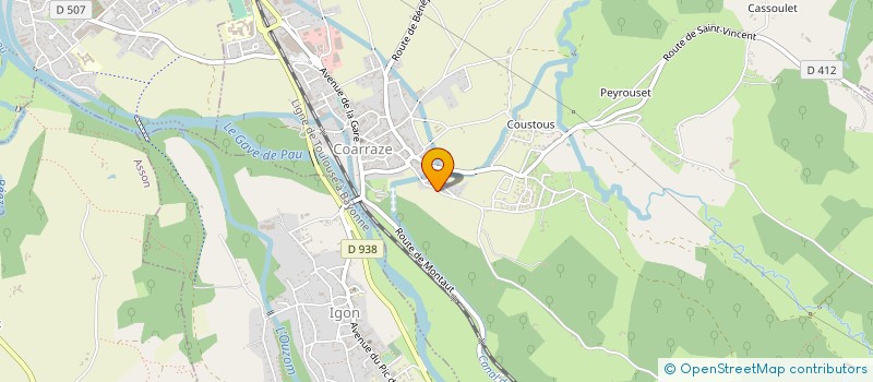 localisation de l'entreprise MONSIEUR JEAN PHILIPPE SEGASSIE à COARRAZE