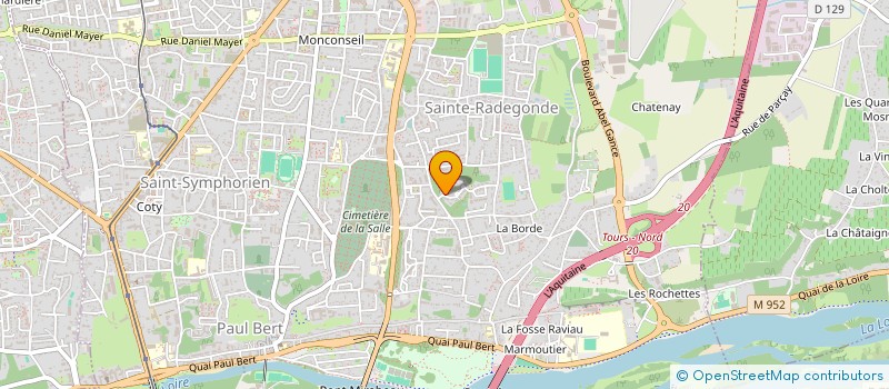 localisation de l'entreprise MONSIEUR JEAN-PHILIPPE SIMON  TOURS