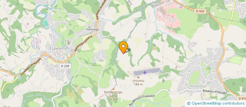 localisation de l'entreprise MONSIEUR JEAN-PHILIPPE TAILLEFER  ITXASSOU