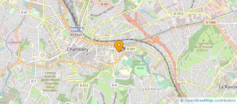 localisation de l'entreprise MONSIEUR JEAN-PHILIPPE TARAVELE  CHAMBERY