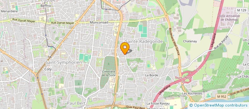 localisation de l'entreprise MONSIEUR JEAN-PHILIPPE TASSART  TOURS