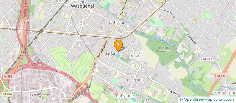 localisation de l'entreprise MONSIEUR JEAN-PHILIPPE TAVERNIER  VILLENEUVE-D'ASCQ